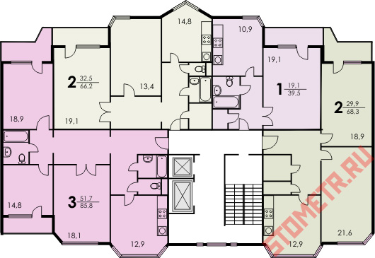 планировка квартир П-44ТМ